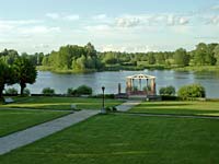 Birini palace, view towards lake